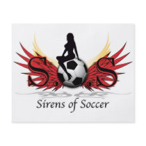 Sirens of Soccer Personalized Flyer