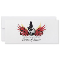 Sirens of Soccer rack cards by SirensofSoccer Sirens of Soccer rack cards