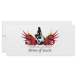 Sirens of Soccer Rack Card Design