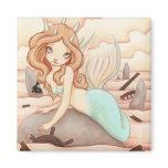 Siren's Rock - Mermaid fairy magnet