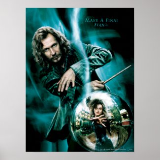 Sirius Black and Bellatrix Lestrange print