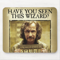 Sirius Black Wanted Poster Mousepads