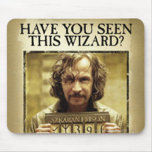 Sirius Black Wanted Poster Mousepads