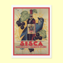 Sisca Vintage Ad postcards