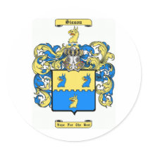 sisson round stickers
