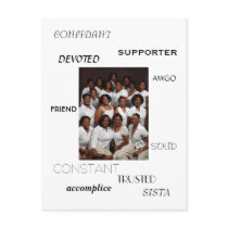 SISTA, FRIEND, AMIGO, CONFIDANT, SUPPORTER, acc... postcards by tauheedah SISTA, FRIEND, AMIGO, CONFIDANT, SUPPORTER, acc... postcards
