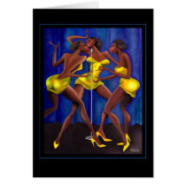 Sistah Girls Card by CherylDanielsart Sistah Girls Card