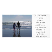 Sister-a special kind of double card photo cards by radgirl Sister-a special kind of double card photo cards