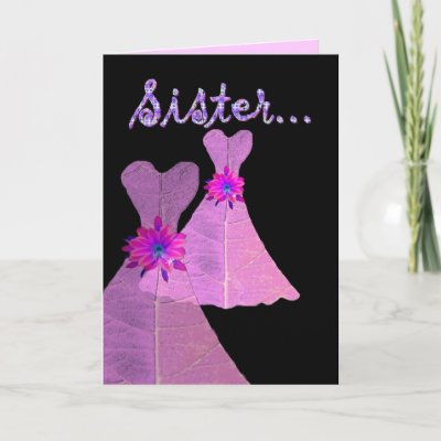 SISTER_ Be My Bridesmaid - Customizable Greeting Cards