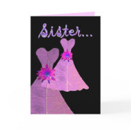 SISTER_ Be My Bridesmaid - Customisable card