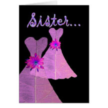 SISTER_ Be My Bridesmaid - Customizable Greeting Cards