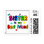 Sister Best Friend Postage Stamps