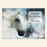 Sister birthday, Arabian Horse cards