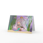 Sister Birthday card with little mermaid and fish