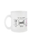 Sister Eat Sleep Hope - Breast Cancer mugs