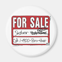 Sister for Sale Fridge Magnets