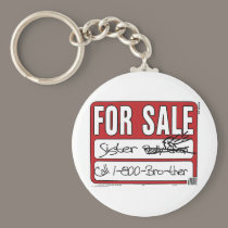 Sister for Sale keychains