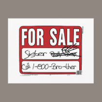 Sister for Sale postcards