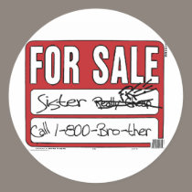 Sister for Sale stickers
