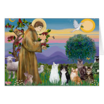 Sister Frances Blessing 5 cats cards by catartgifts Sister Frances Blessing 5 cats cards