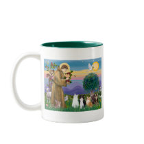 Sister Frances Blessing 5 cats Mugs