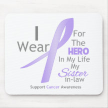 Sister-in-Law - Hero in My Life - General Cancer Mousepad