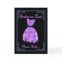Sister-in-Law Invite - Purple Gown cards