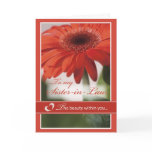 Sister-in-Law Valentine Gerber Daisy cards