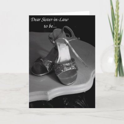 Sister-in-Law Will you be my Matron of Honor? Greeting Card