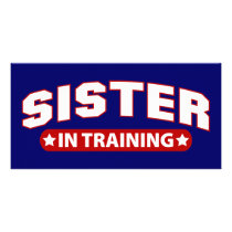 Sister In Training Customized Photo Card