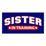 Sister In Training Customized Photo Card