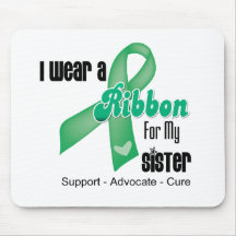 Sister - Liver Cancer Ribbon Mouse Pads