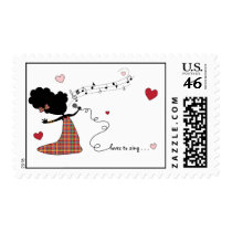 Sister Loves to Sing... stamps