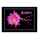 SISTER Maid of Honor Wedding Invitation Hearts Greeting Cards