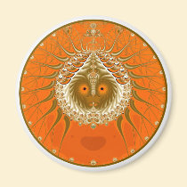 Sister Moon - Orange magnets