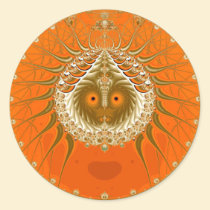 Sister Moon - Orange stickers