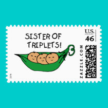 Sister of Triplets Pod stamps