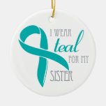 Sister - Ovarian Cancer Ornament