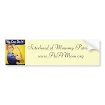 Sisterhood of Mommy Patriots As A Mom bumper stickers by texasbleu7 Sisterhood of Mommy Patriots As A Mom bumper stickers