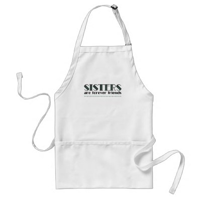 Sisters 2green Apron by atouchofelegance