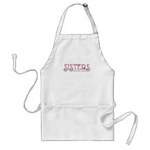 Sisters 3pink apron