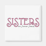 Sisters 3pink magnet