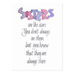 Sisters are like Stars Post Card