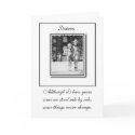 "Sisters" Birthday Card -Black&White