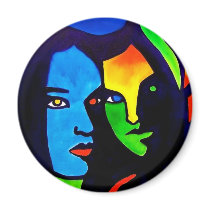 Sisters by Piliero magnets by piliero Sisters by Piliero magnets