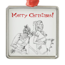 Sisters ornaments