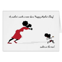 Sister's cookie on the run... cards