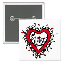 sisters eternal pinback buttons