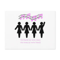 Sisters friends postcards