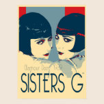 Sisters G - 1920's Fashion Poster posters